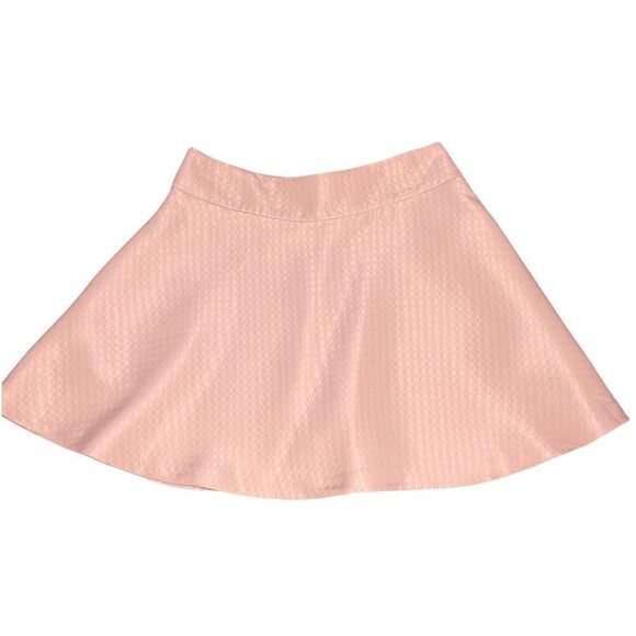 Harvey Faircloth Light Pink Textured Skater Skirt Size 0 - Picture 1 of 5